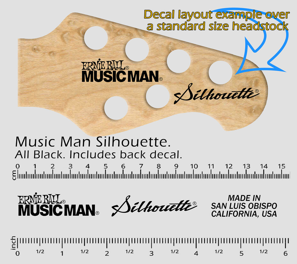 Music Man Silhouette - All black