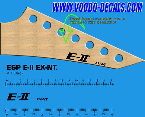 ESP E-II EX-NT - BLACK