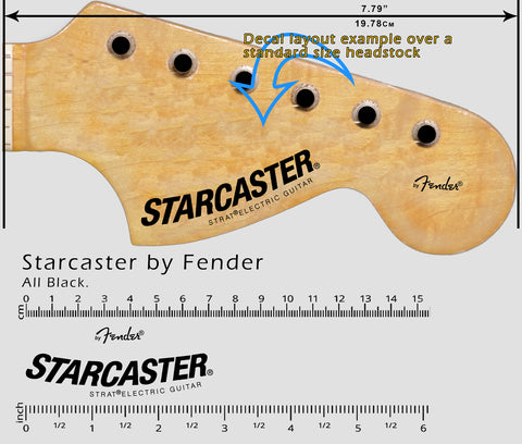 STARCASTER by Fender - BLACK