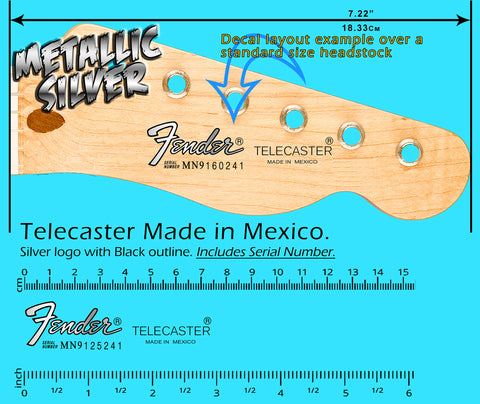 Telecaster Made in Mexico - SILVER