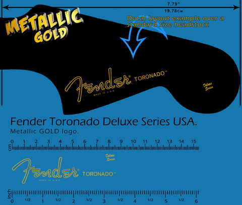 Fender Toronado Deluxe Series USA - ALL GOLD