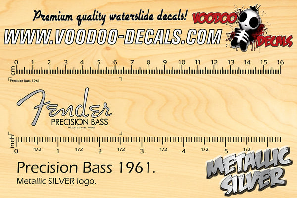 Precision Bass 1961 SILVER