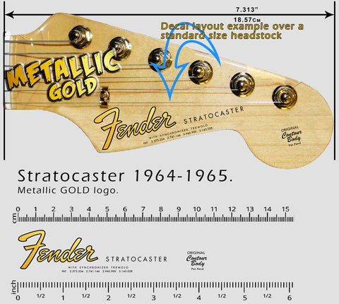 Stratocaster 1964-1965 GOLD