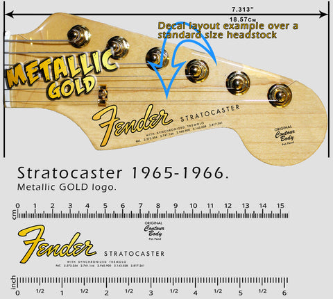 Stratocaster 1965-1966 GOLD